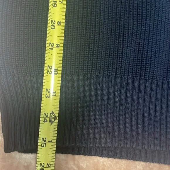 Vintage Ralph Lauren Navy Collegiate Crest Sweater Large